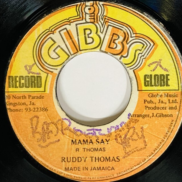 RUDDY THOMAS / MAMA SAY