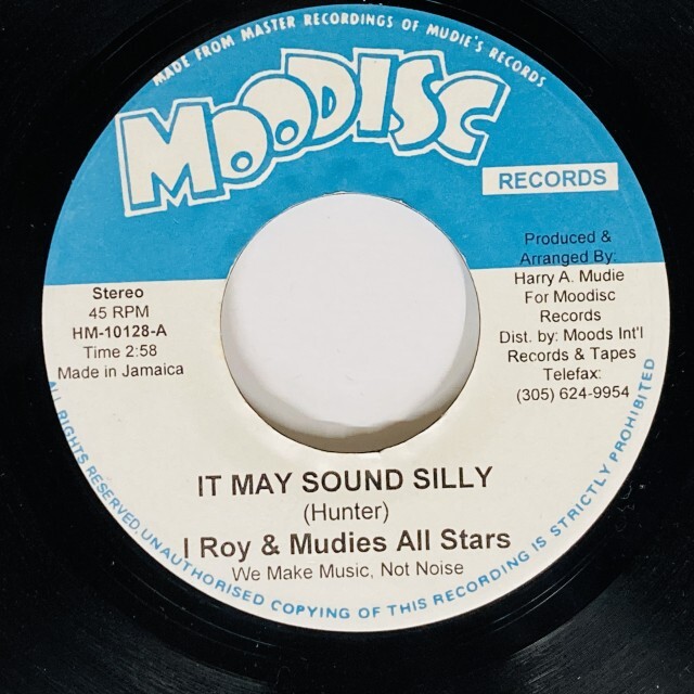 I ROY & MUDIES ALL STARS / IT MAY SOUND SILLY
