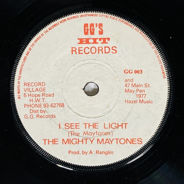 MIGHTY MAYTONES / I SEE THE LIGHT