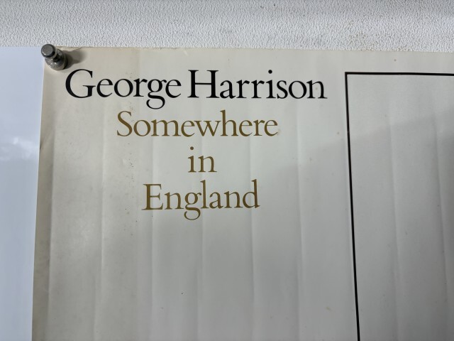 メモラビリア】ジョージ・ハリスン他、新年なのでポスターを破格値でご