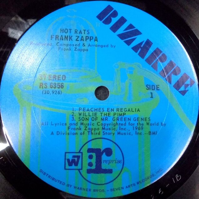 中古】2/20(金) <<60's-80's ROCK / POPS>> ～FRANK ZAPPAの初期人気