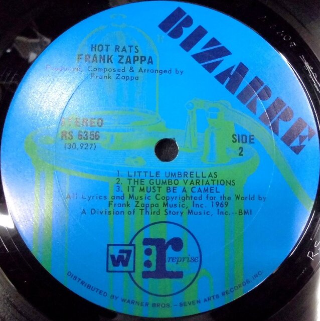 中古】2/20(金) <<60's-80's ROCK / POPS>> ～FRANK ZAPPAの初期人気