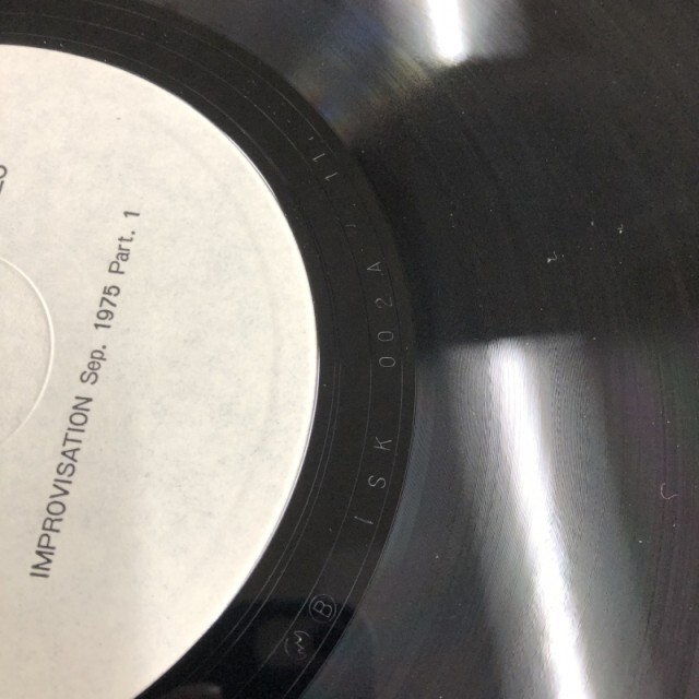 TOSHI ICHIYANAGI, MICHAEL RANTA, TAKEHISA KOSUGI / IMPROVISATION SEP. 1975 5