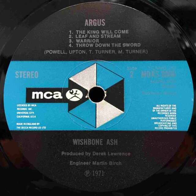 WISHBONE ASH / ARGUS 8