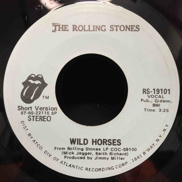 ROLLING STONES / WILD HORSES