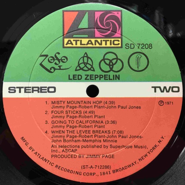 LED ZEPPELIN / LED ZEPPELIN IV 8