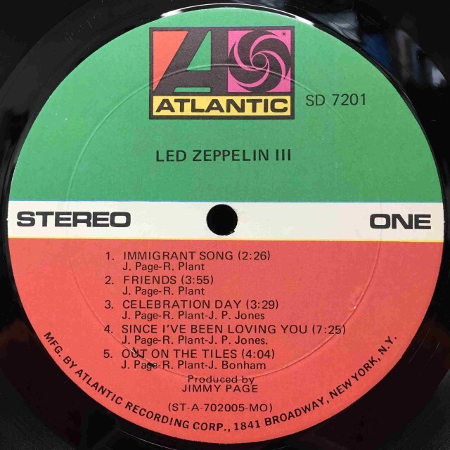 LED ZEPPELIN / LED ZEPPELIN III 7