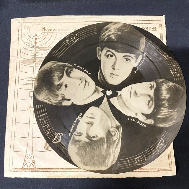 旧ソ連製 肋骨レコード】The Beatles 7インチ