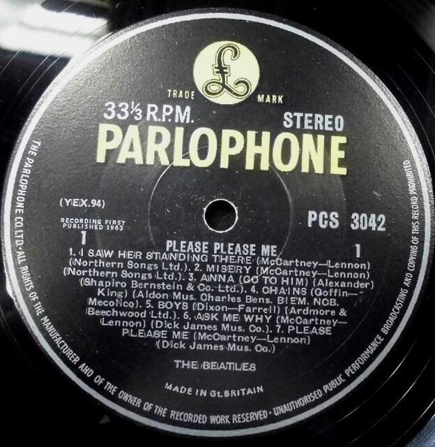 LPレコード ビートルズ 3セット PARLOPHONE 希少なエラーレーベル-