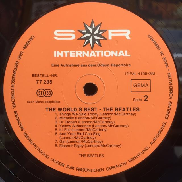 中古】3/4(土) ≪THE BEATLES各国盤≫ WORLDWIDE特別編！！ヨーロッパ盤～稀少南米盤まで、大量50枚オーバーのスペシャルラインナップ！！  : ディスクユニオン新宿ロックレコードストア