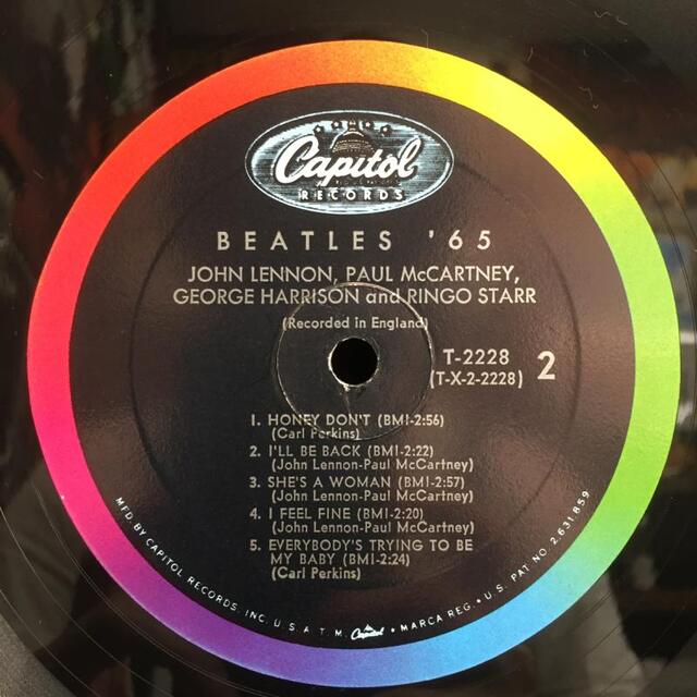 ビートルズ／マジカル／ 81年US mobileレコード／中古品 ビートルズ