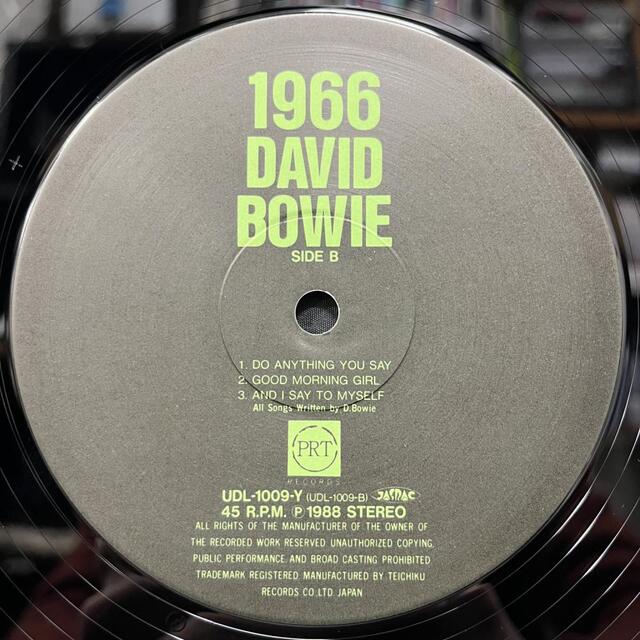デビッド・ボウイー／ドゥ・エニイシング・ユー・セイ　パイレコード盤