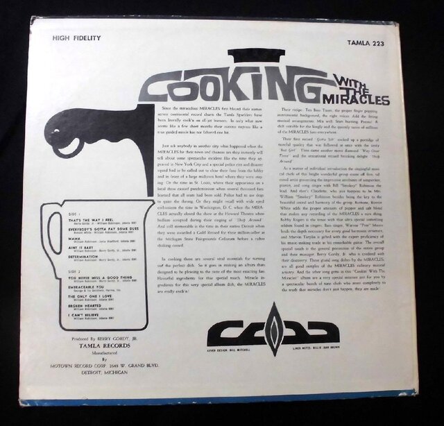 MIRACLES / COOKIN' WITH THE MIRACLES 2