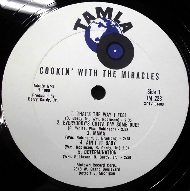 MIRACLES / COOKIN' WITH THE MIRACLES 7